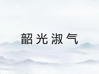 韶光淑气
