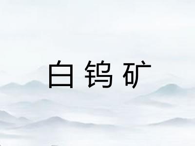 白钨矿