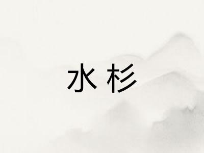 水杉
