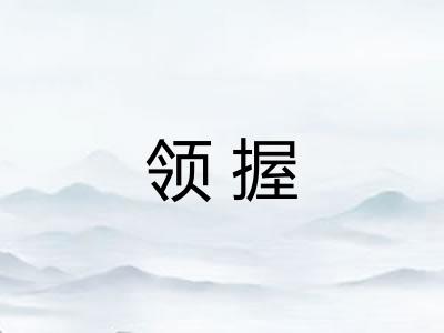 领握