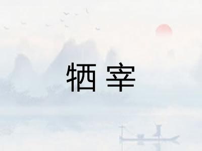 牺宰