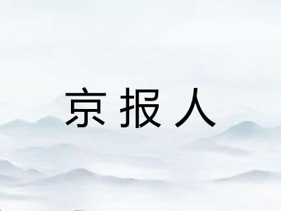 京报人