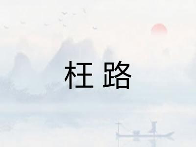 枉路