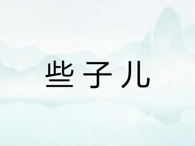 些子儿