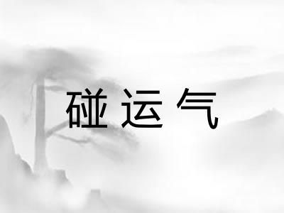 碰运气