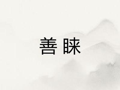 善睐