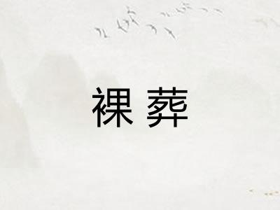 裸葬