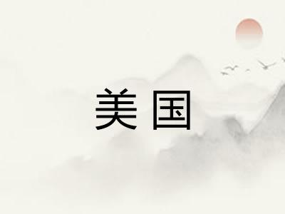 美国