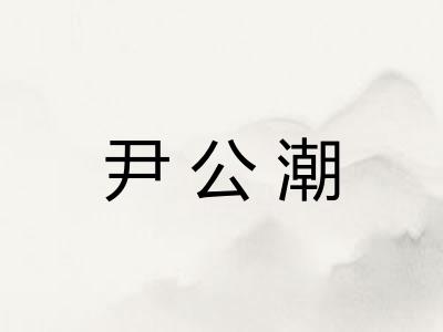 尹公潮