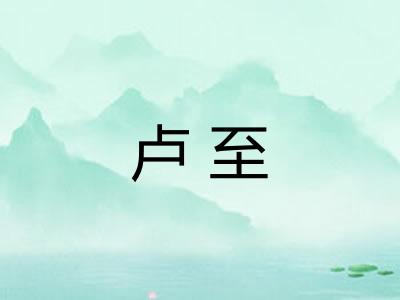 卢至