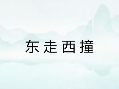 东走西撞