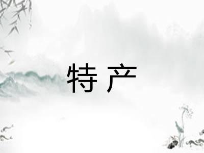 特产