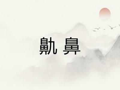 鼽鼻
