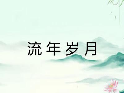 流年岁月
