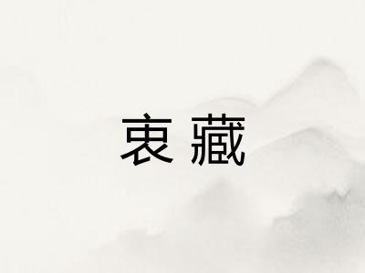 衷藏