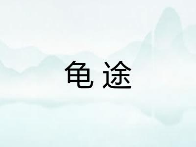 龟途