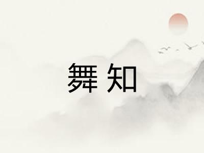 舞知