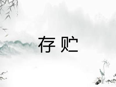 存贮