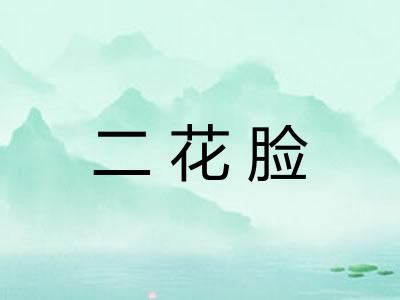 二花脸