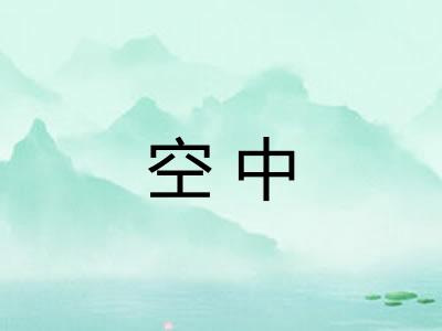 空中