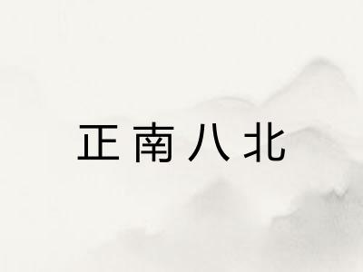 正南八北