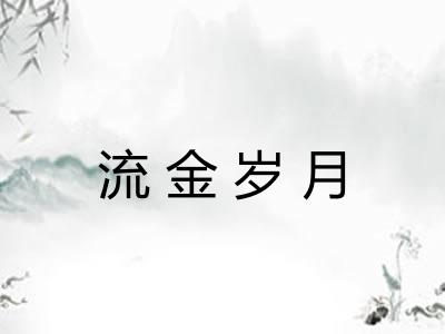 流金岁月