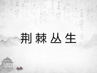 荆棘丛生