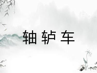 轴轳车
