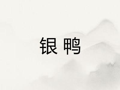 银鸭