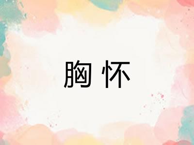 胸怀