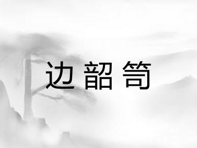 边韶笥
