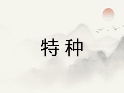 特种