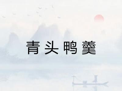 青头鸭羹