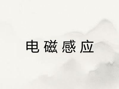 电磁感应