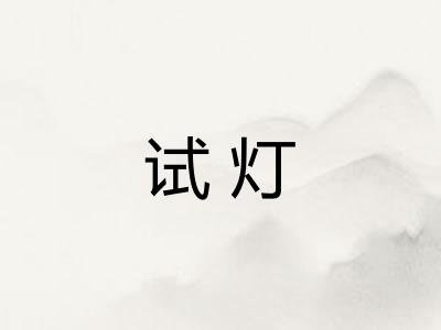 试灯