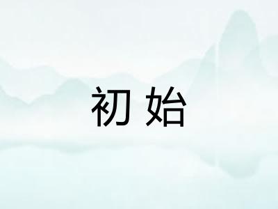 初始