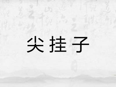 尖挂子