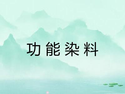功能染料