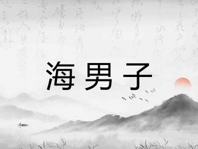 海男子