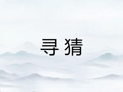 寻猜