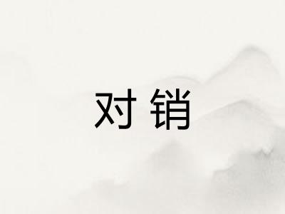 对销