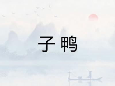 子鸭