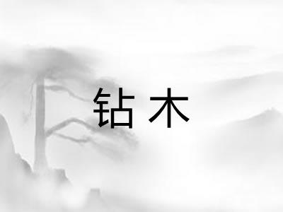 钻木