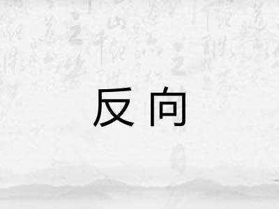 反向