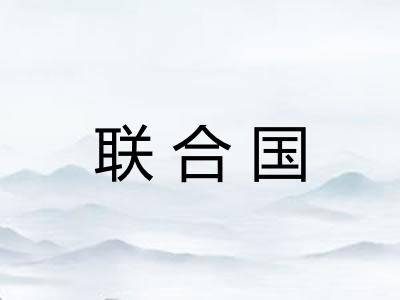 联合国