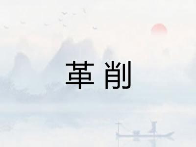 革削
