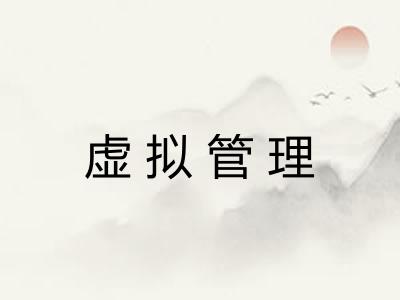 虚拟管理
