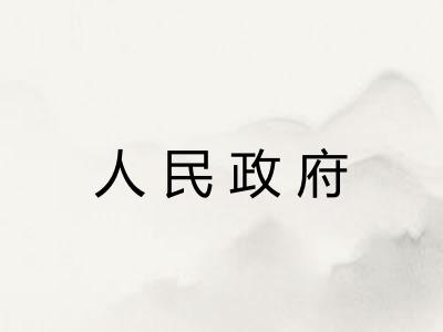 人民政府