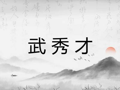 武秀才