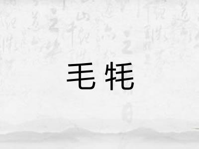 毛牦